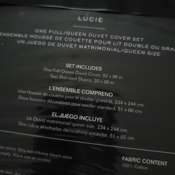 Ralph Lauren Lucie Queen duvet cover Sham Set - Picture 5 of 7